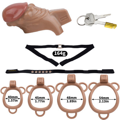 Resin Penis Chastity Cage