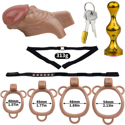 Resin Penis Chastity Cage
