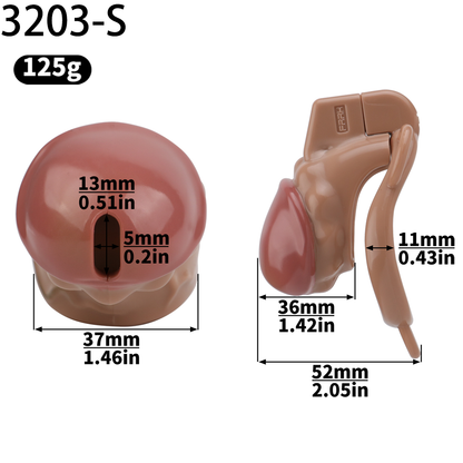 Resin Penis Chastity Cage