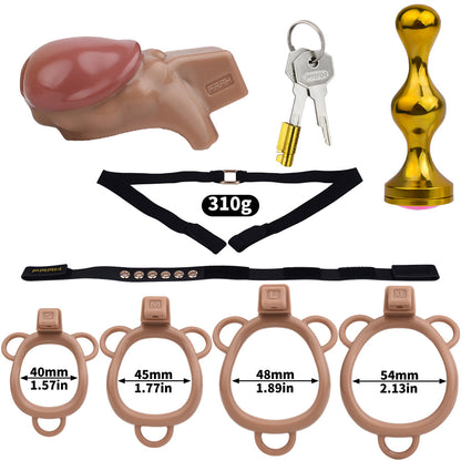 Resin Penis Chastity Cage