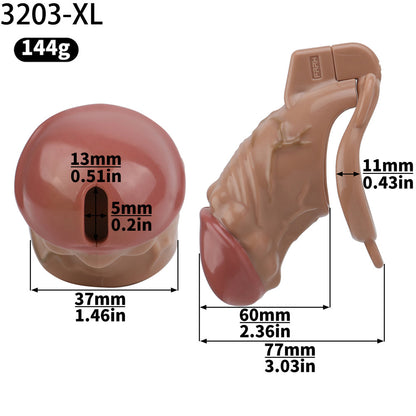Resin Penis Chastity Cage