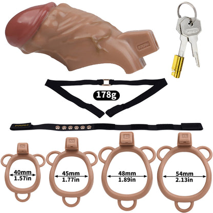 Resin Penis Chastity Cage