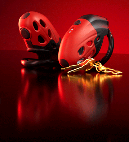 Lockink APP-Controlled Retractable Estim Chastity Cage with Vibrating & Shocking