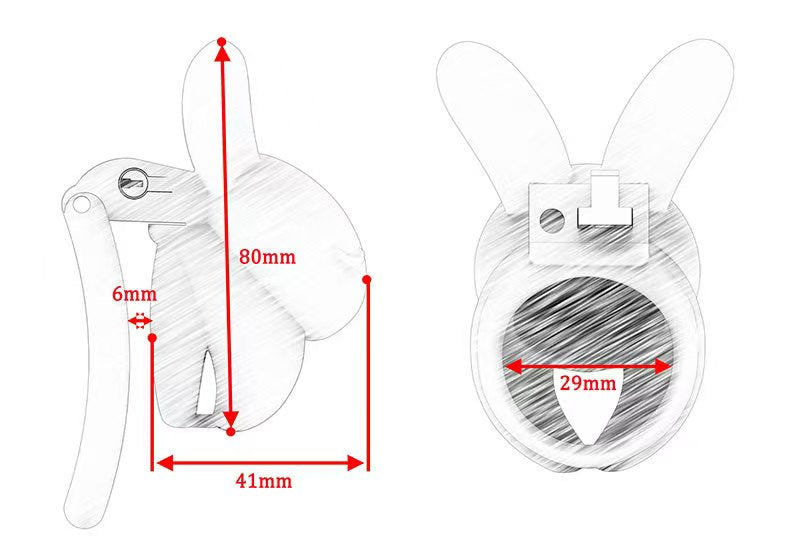 Rogue Rabbit CB Chastity Cage