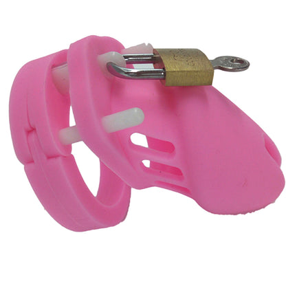 Cage de chasteté en silicone CB6000S Perverse Pink