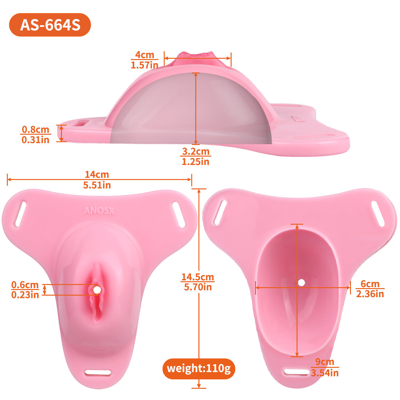 Sissy Silicone Chastity Cage with Belt 21