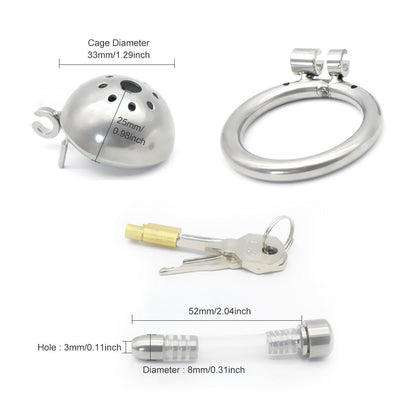 Small Steel Chastity Cage