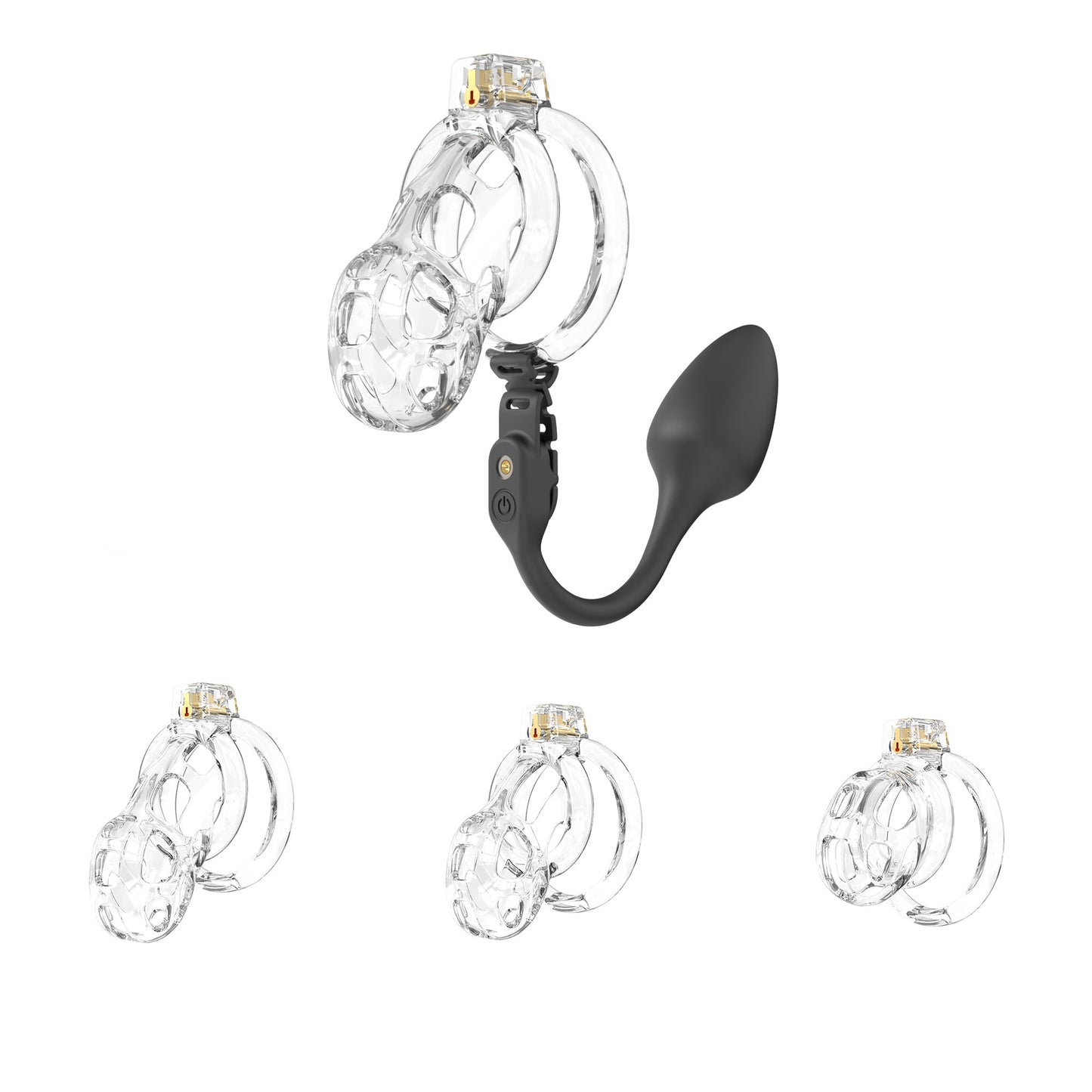 Soft Cage With Butt Plug Remotely