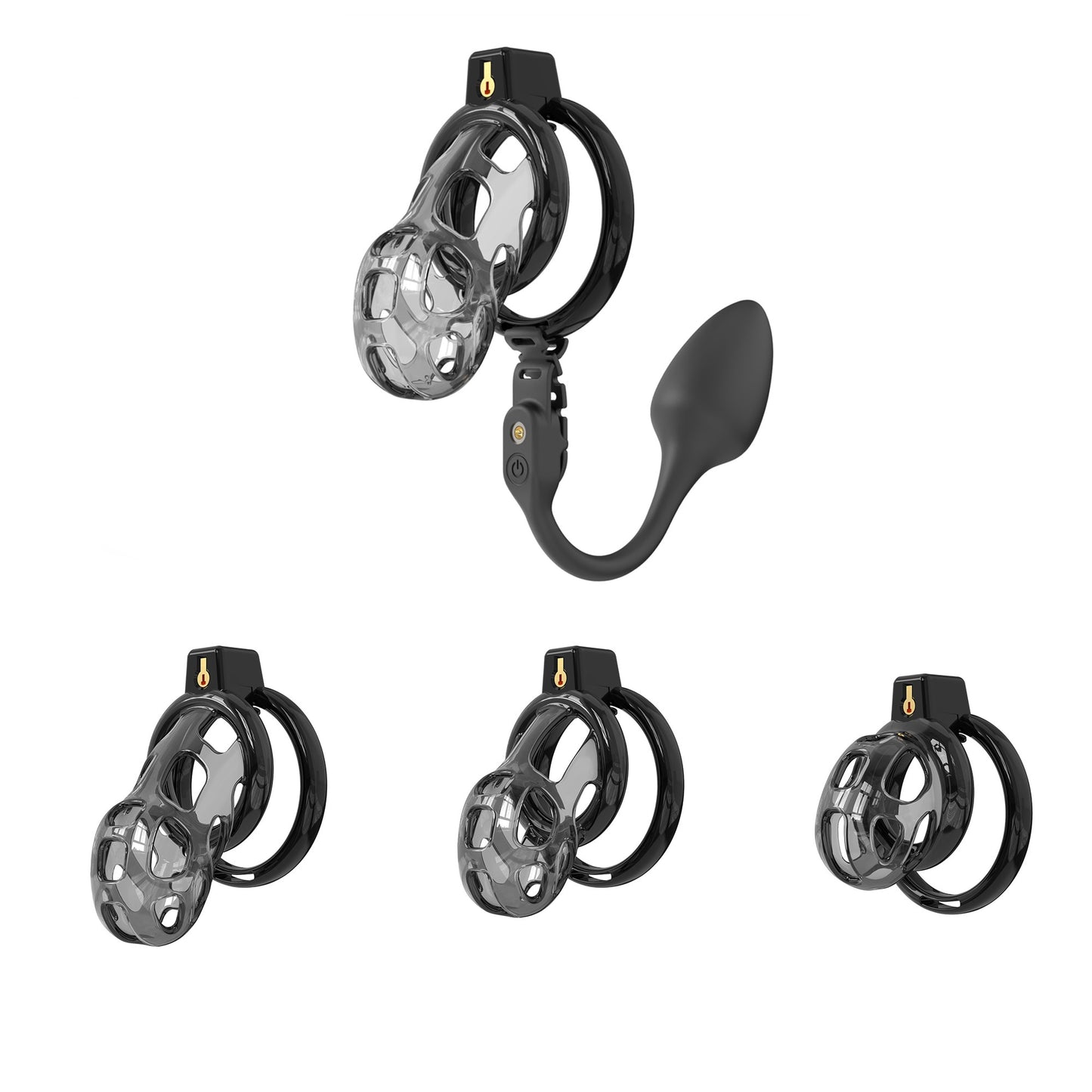 Soft Cage With Butt Plug Remotely