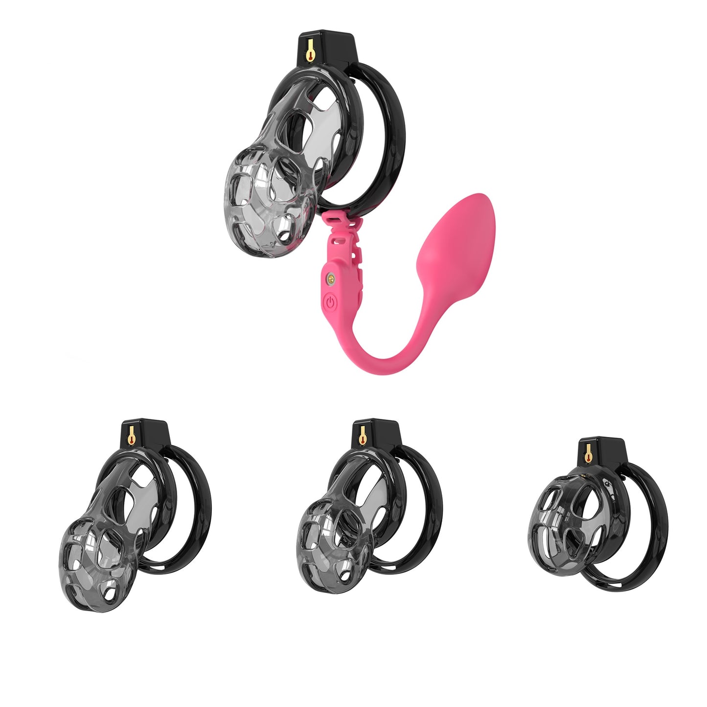 Soft Cage With Butt Plug Remotely