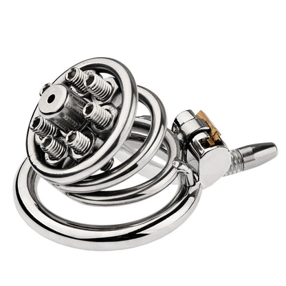 Spiked Extreme Male Chastity Punishment