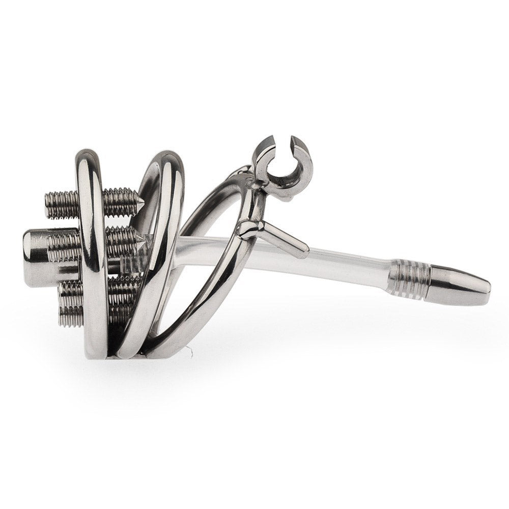 Spiked Extreme Male Chastity Punishment