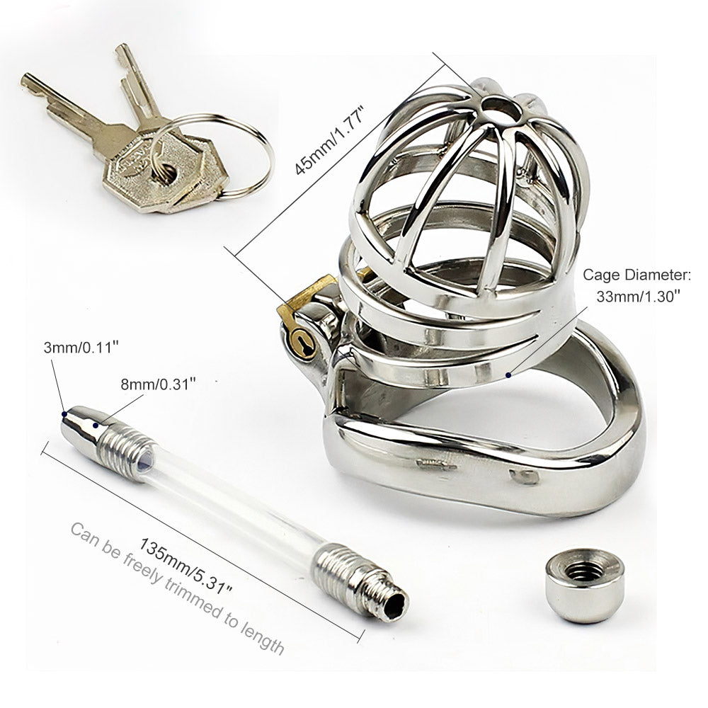 Stainless Steel Chastity Device