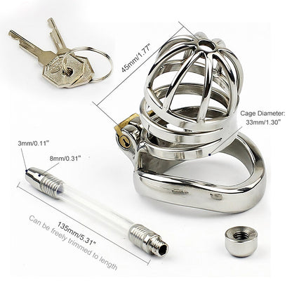 Stainless Steel Chastity Device