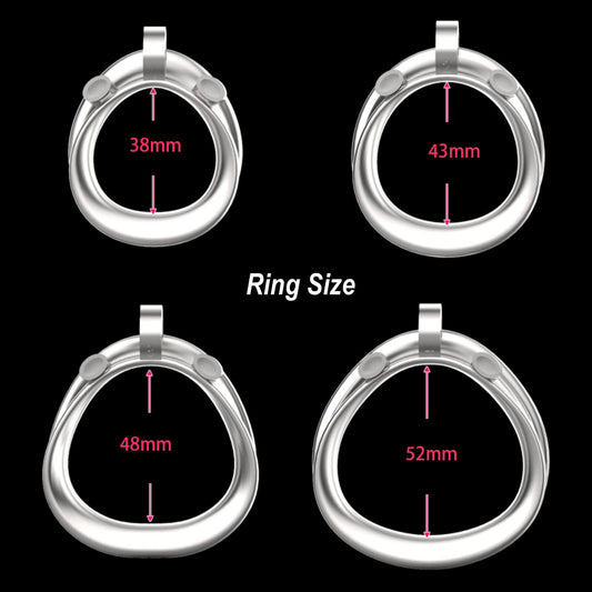 Stainless Steel Python V7.0 Chastity Ring