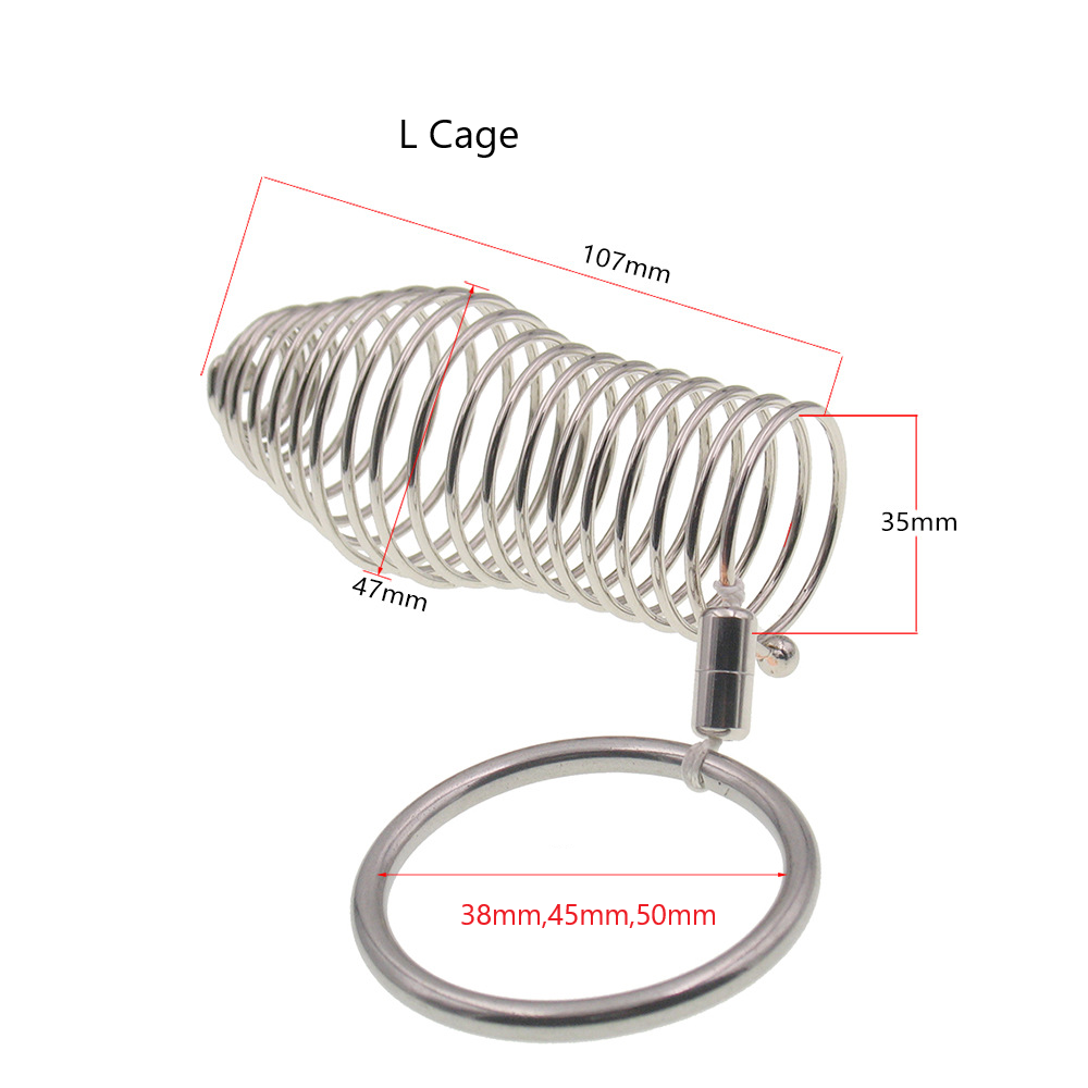 Stainless Steel Threaded Penis Sleeve