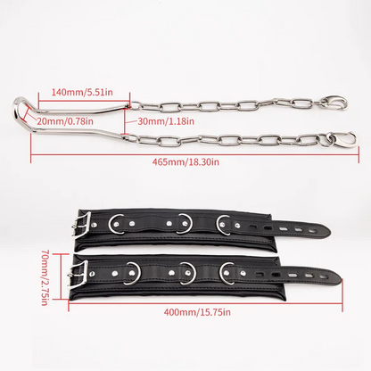 Humbler with Detachable Ankle Cuffs
