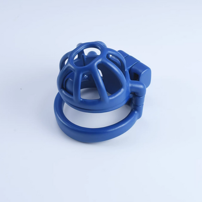Steel Blue Custom Cock Cage