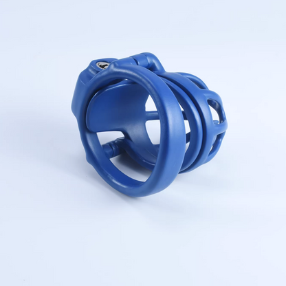 Steel Blue Custom Cock Cage