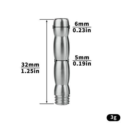 Steel Butterfly Flat Chastity Lock - 22