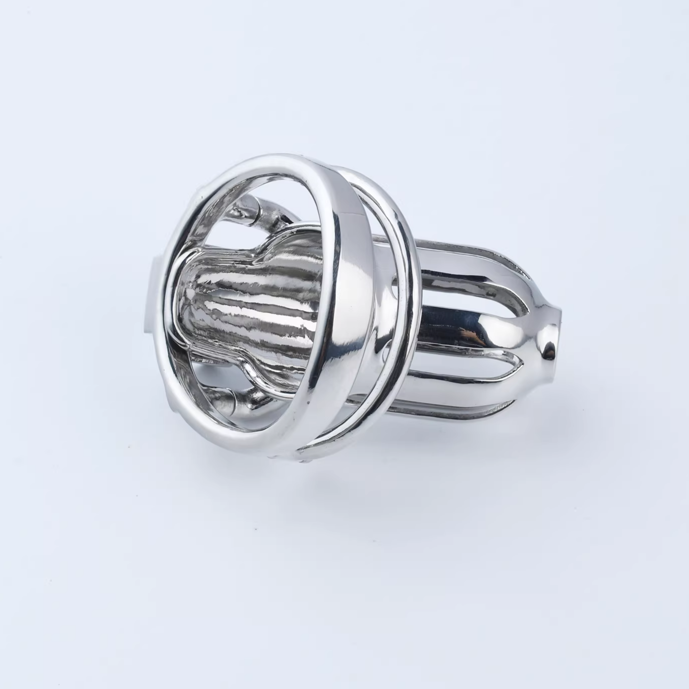 Steel Custom Chastity Cage T11 - 4