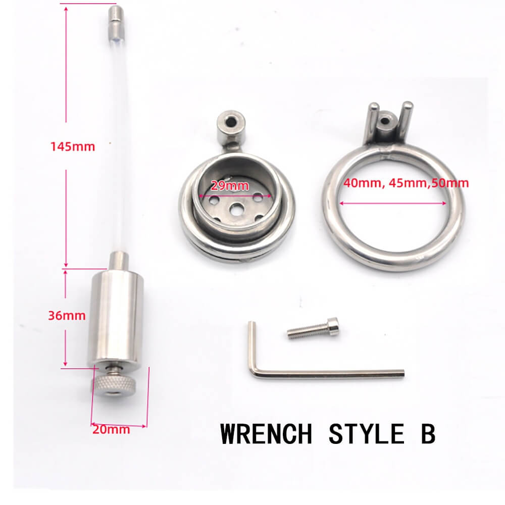Umgekehrtes Harnröhren-Keuschheitsgerät - Schraubenschlüssel-Version