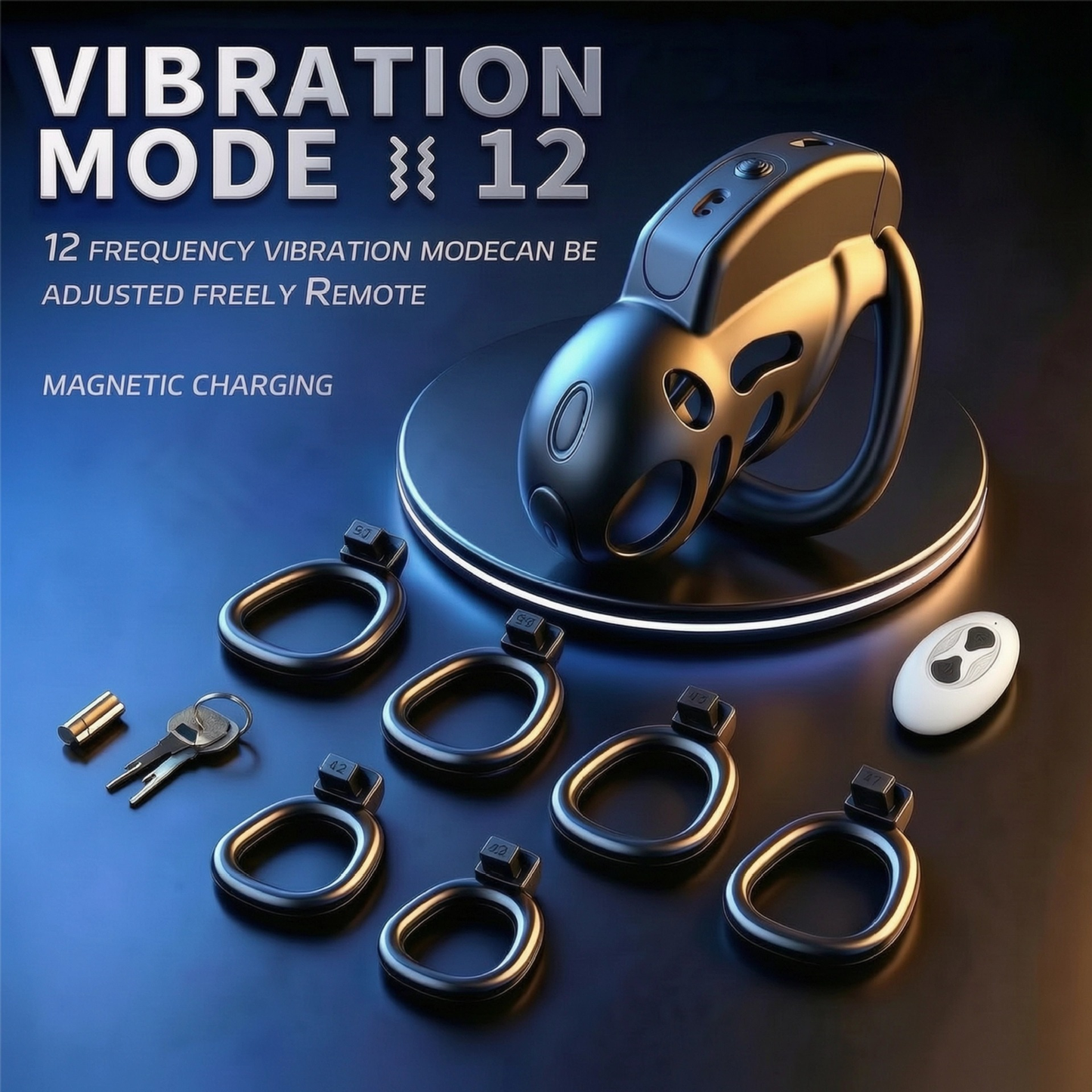 Remote Male Chastity Cage