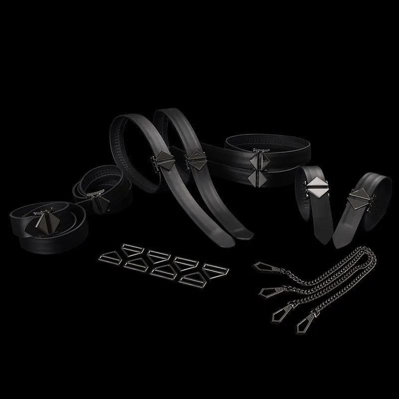 BDSM DIY 8pcs Bondage Harness Gear Set